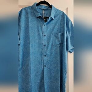NWT Men's Kuhl Casual Blue Button Down Shirt